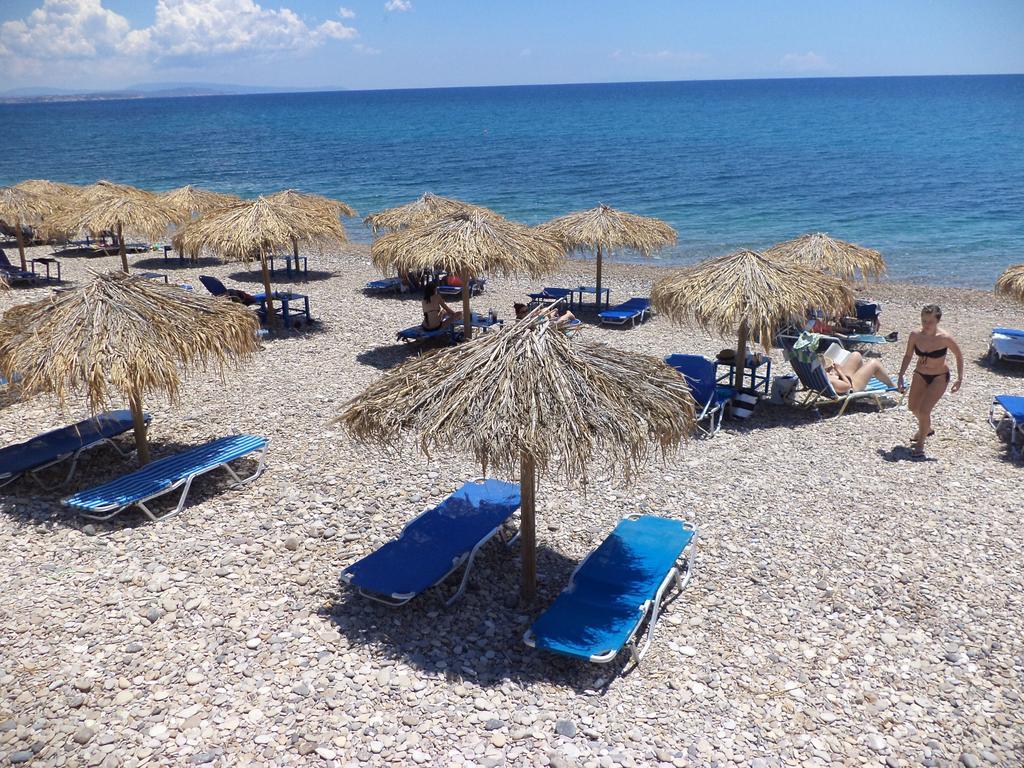 To Kamari Apartment Paralia Agias Foteinis Bagian luar foto